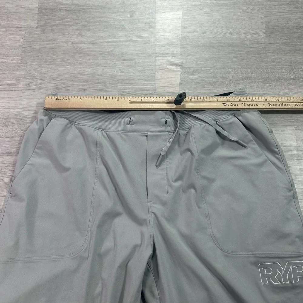 Lululemon Pants Mens XL Gray Woven Jogger Elastic Waist RYP Athletic LM5AMZS